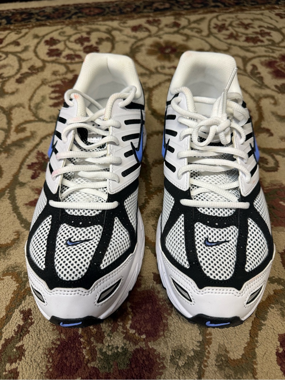 Nike Air Pegasus 2005 White Black Blue Athletic Sneakers
